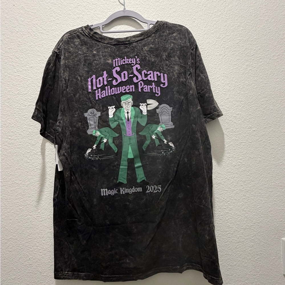 2025 Disney Mickey’s Not So Scary Halloween Party Shirt  Haunted Mansion Groom